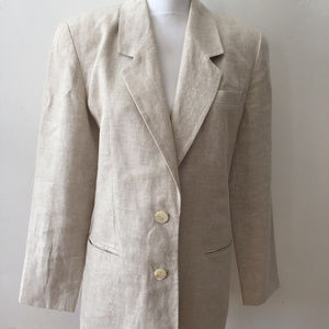 Talbots Linen Blazer Sz 6